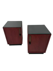 Two Art Deco Modernist Nightstands by A.H. Jansen for L.O.V. Oosterbeek, 1920s